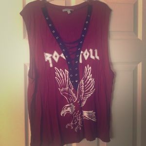 Charlotte Russe rock n’ roll T-shirt